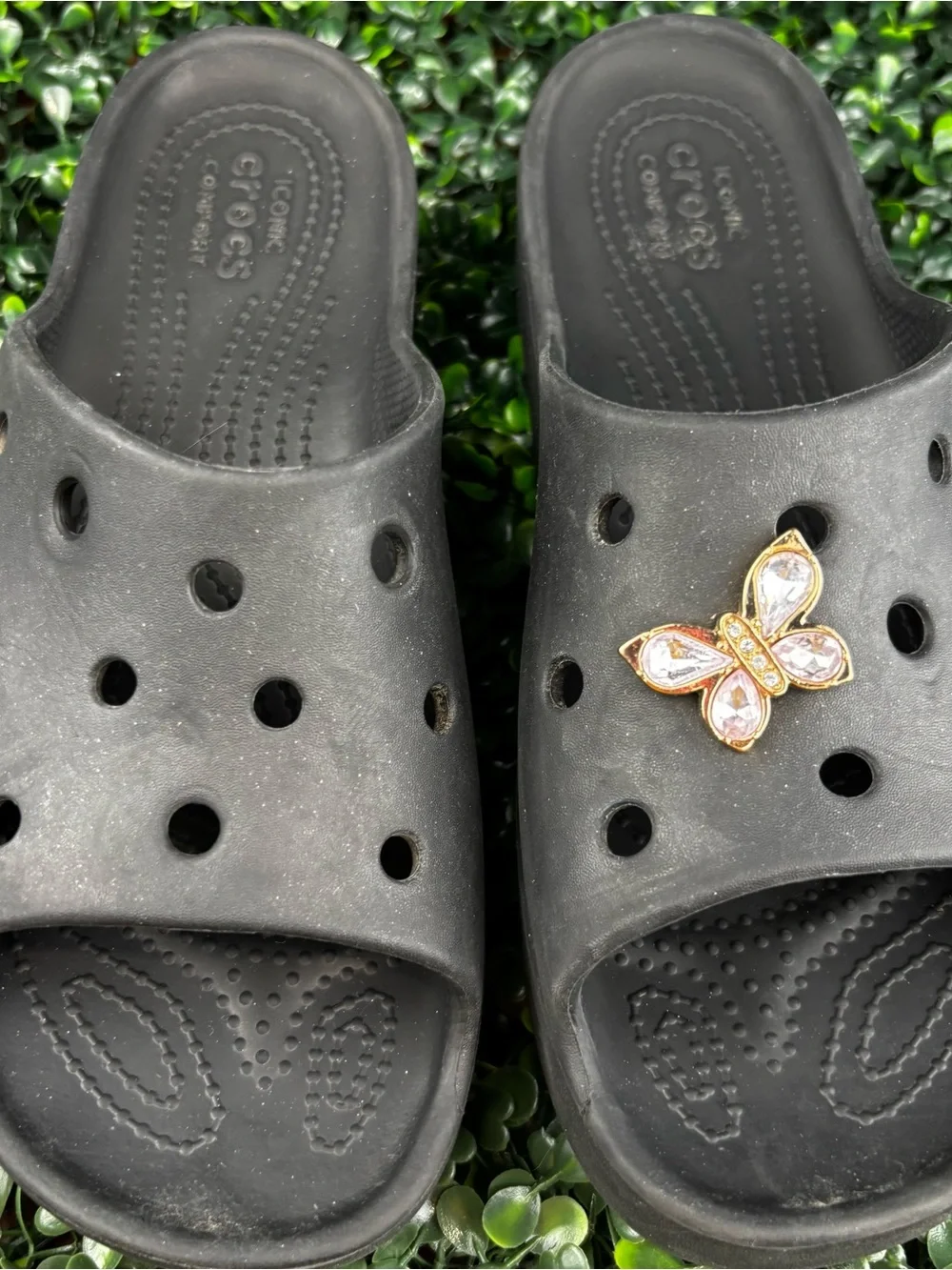 CROCS Black Casual Slip-On Clog